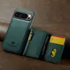 Capa de Celular Magnética Dois em Um com Porta-Cartões com Zíper Couro Protetor Adequada para Google Pixel 11 Proxl