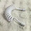 Mangueira de Telefone Retrátil de Mola Tubo de Spray Conexão de Tubo Extensão de Torneira Extensão de Tubo para Bico de Chuveiro Bidê