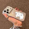 Capa de Celular de Silicone Filhote de Frisbee para Apple 17 Pro Max, Compatível com Todas as Séries Apple, Novo Modelo Ultrafino para 15, Anti-Queda para 14
