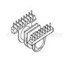 Transformador ER42 slot duplo horizontal 8+8 pinos espaçamento entre pinos 36mm carcaça esquelética ER42 power skeleton 4206