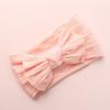 Faixa de Cabelo Infantil Jacquard de Nylon Cor Sólida Retrô Transfronteiriça Laço Tecido Comércio Exterior Atacado
