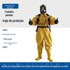 Em estoque suprimento resistente conjoined totalmente fechado pressão positiva vestuário de proteção química grau industrial 3 a grau 1 hermético vestuário de proteção