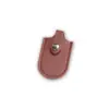 Pinzas para cutícula de cuero engrosado al por mayor funda protectora para pinzas de cutícula grandes medianas pequeñas estuche de cuero para almacenamiento logo personalizable multicolor