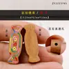 Madera de Ébano y Madera de Melocotón Pintados Dibujos Animados Lindo Mascota Colgante Hecho a Mano DIY Collar Encanto Llavero Accesorio de Bolso
