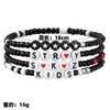 Conjunto Ajustável Skz de 9 Peças Transfronteiriço Merch do Stray Pulseira de Miçangas Inspirada em Stay