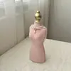Suporte de Exibição para Colares, Manequim de Pescoço para Exibição de Joias no Balcão, Suporte para Pet para Fotografia de Transmissão ao Vivo, Suporte para Babador