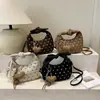 Bolso Pequeño de Mano con Puntos Simples para Mujer 2026 Otoño Nuevo Estilo Moda Bolso Nube Fruncido Popular Personalidad Bolso Cruzado