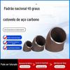 Cotovelo de Aço Carbono Longo Raio Estampado de Aço a 45 Graus, Cotovelo Soldado de Aço Carbono, Cotovelo Estampado Sem Costura Padrão Nacional
