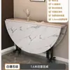 Mesa redonda para sala de estar, adecuada para casas pequeñas, mesa de comedor redonda plegable grande para 10 personas, mesa de comedor redonda de madera maciza para comedor