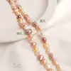 Pérola de Água Doce Natural Cor Mista Lado Duplo Cor Clara Mista Forma Especial Barroca Contas Soltas Material para Pulseira Colar Joias DIY