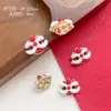 Liga Cor-Preservadora Ano Novo Despertar do Leão Auspicioso Desejo Caractere Oco Pingente com Tira para Pendurar Joias Artesanais DIY Acessórios