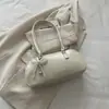 Nuevo Diseño Exclusivo Verano 2026 Estilo Coreano Bolso de Mano Texturizado de Moda Bolso Bowling Versátil para Mujer Bolso de Hombro Cruzado