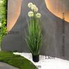 Simulação Reed Artificial Reed Grass Atacado Planta Falsa Shopping Decoração para Casa Cebola Dog Tail Grass Simulação Planta Verde