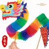 Regalo de Año Nuevo Kit de Materiales para Danza del Dragón Hecha a Mano DIY Actividad de Jardín de Infancia para el Festival de Medio Otoño Pequeños Regalos para Niños