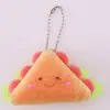 Colgante de Bolsa de Muñeca de Comida Creativo, Divertido y Lindo, Decoración de Corazón Girly, Llavero Colgante de Muñeca de Pan
