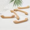 Moderno Simple Manija de Puerta de Gabinete de Madera Maciza Manija de Cajón Manija de Madera para Puerta de Armario Accesorios para Muebles Manija de Madera Estilo Nórdico