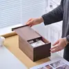 Caja de Almacenamiento Personalizada Creativa de Madera Maciza para Uso Doméstico con Varios Estilos, Soporta Caja de Almacenamiento DIY con Artesanía de Ensamblaje Machihembrado