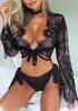 Site de roupas Grupo A camisa sexy de renda para usar por baixo em estoque tamanho->P; Cor-> Preto