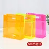 Bolsa Cosmética Impermeável de Grande Capacidade Bolsa de Cosméticos de Viagem Portátil para Natação Transparente Bolsa de Higiene Pessoal Bolsa de Plástico Personalizada