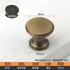 Manija de Armario Antigua de Latón Estilo Francés Sencilla, Manija de Cajón Armario Zapatero Estilo Nórdico, Manija de Gabinete Retro Sólida de Lujo Ligero