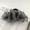 Pinza para el pelo de malla de alta calidad con forma de pluma de nube, pinza de tiburón, accesorios para el pelo, estilo INS de alta calidad de Corea del Sur, pinza para la parte trasera de la cabeza de lujo ligero