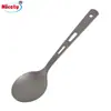 Set de Cubiertos de Titanio Puro para Camping (Cuchillo, Tenedor, Cuchara), Set de Palillos de Cuatro Piezas, Caja de Almacenamiento Portátil Transfronteriza, Cuchara para Exteriores, Caja para Cubiertos de Camping