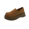 Saia Versátil Nova de Corte Profundo para Primavera e Outono com Características de Aumento de Altura, Sapatos Birkenstock de Solado Grosso 2026, Sapatos Mary Jane Femininos, Estilo Francês