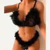 CI Europeo y Americano B0250 Nuevo Set de Lencería de Encaje y Felpa Sexy para Mujer Primavera/Verano para Mujeres Transfronterizo