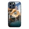 Adequado para Capa de Vidro para Iphone17 15 Apple 16 Promax Animal Fera Tigre Coruja Leão 13