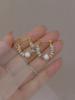 Pendientes de diseño vintage de estilo nicho de la época medieval para mujer, elegantes pendientes franceses de alta gama, nuevos pendientes