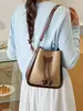 Bolso bandolera tipo cubo de tela de lunares de moda estilo coreano para mujer, nuevo bolso de hombro para el verano 2026, nicho dulce y elegante, para el día a día