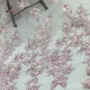 Moda Nuevo Bordado Plano Vestido Chino Tradicional Cheongsam Ropa Base de Malla Tela de Bordado Plano