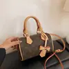 Bolso Tote Boston Almohada de Moda 2025 Nuevo Vintage Lujo Ligero Bolso de Hombro Cruzado Moda Versátil Bolso para Mujer