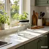 Atacado do Fabricante Garrafas de Vidro para Gelatina de Peixe Fresco Cozido, Potes Redondos para Conservas, Geleia de Pimenta, Garrafas para Ninho de Pássaro, Potes de Vidro com Tampas