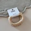 Goma para el Cabello Satinada Estilo Coreano para Mujer, Diadema de Seda de Alta Gama, Cuerda Elástica Alta para el Cabello, Accesorio para el Cabello
