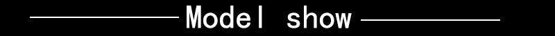 MODEL SHOW 黑体