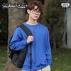 Sudadera Pulóver para Hombre Painio Holgada Cuello Redondo Manga Larga Estampada Bordada Logo Estilo Moda Callejera 260g Top Delgado Sin Capucha
