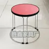 Banqueta Redonda para Casa Banqueta Redonda para Restaurante Banqueta Empilhável Banqueta Elevada Banqueta de Aço Sólido Banqueta de Ferro Forjado Cadeira para Fast Food