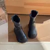 Botas Largas Estilo Martin Retro Francés Británico de Moda para Niñas 2026 Otoño/Invierno Nueva Llegada Cálidas con Borrego Botas de Cuero Elegantes