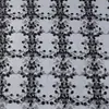 Fábrica de Bordados Shaoxing Tela de Malla Bordada Tridimensional Transpirable Sexy Lencería Pijamas Tela de Bordado