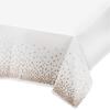 Mantel de puntos oro rosa punto bronceado mantel desechable estampado 137x274cm