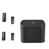 Cubo de Basura para Coche Cubo de Almacenamiento Mini Bolsa de Almacenamiento Uso en Coche Multifuncional Colgante en Respaldo de Asiento Puerta Lateral con Tapa Caja de Almacenamiento