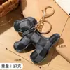 15 Colores Venta Directa de Fábrica Transfronterizo Dibujo Animado Perrito Colgante para Bolso Creativo Cuero Perrito Llavero para Coche Colgante