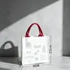Bolsa de Lona con Logo Impreso Personalizado Bolso de Lona Laminada Estéreo Elegante Bolsa de Lona para Promoción de Cultura Universitaria y Corporativa