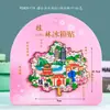 Ímãs de Geladeira de Liga de Guilin, Produtos Culturais e Criativos, Cidade Tendência de Guangxi e Atrações Turísticas, Lembranças Turísticas Populares, Ímãs de Geladeira de Lembrança de Nanning