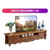 Sofá Estilo Europeo Combinación 1234 Juego para Sala de Estar, Lujo Americano Cuero Genuino Muebles de Madera Maciza, Chaise Longue de Tamaño Grande con Detalles Tallados