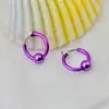 Venta Caliente Color Primavera Clip para Oreja Perforación Falsa con Perlas Pendientes Piercing de Oreja Anillo de Nariz Joyería Accesorios