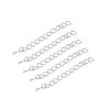 Conector de Fecho de Mola Corrente de Extensão Corrente de Cauda Joia com Gota d'Água Acessório DIY Material para Pulseira Colar