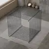 Suministro Directo de Fábrica de Estanterías Metálicas Pequeñas de Segunda Mano, Revisteros de Acero al Carbono, Mesas de Café Sencillas, Mesas Pequeñas, Mesas Auxiliares para Sofá