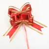 Novo Modelo Transfronteiriço 50# Grande Laço de Organza com Borda Dourada Decoração de Flores Amarrada à Mão para Carros de Casamento, Embalagem de Presente de Natal e Arranjos Florais.